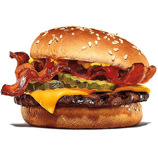 Order Bacon Cheeseburger food online from Burger King store, Evansville on bringmethat.com