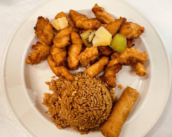 Order (L/C) Sweet & Sour Chicken food online from Qin Dynasty store, Houston on bringmethat.com