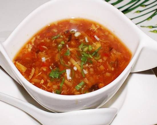 Order Murgh Hot and Sour Soup food online from Desi Chops store, Terrace on bringmethat.com