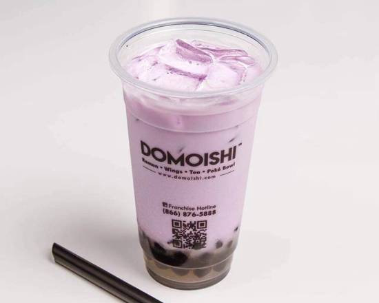 Order Taro Milk Tea food online from Domoishi-Hilltop store, Virginia Beach on bringmethat.com