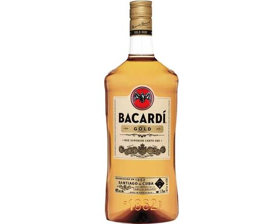 Order Bacardi Gold, 1.75L rum (40.0% ABV) food online from Xtra Liquors & Wines store, WEST MIAMI on bringmethat.com