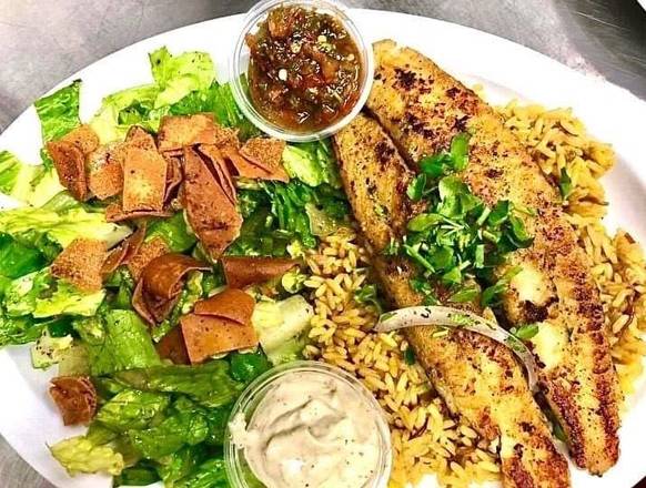 Order Grilled Fish food online from Simply Mediterranean store, Tulare on bringmethat.com