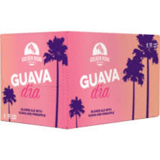Order GOLDEN ROAD GUAVA DIA 6PK CAN food online from Duke Liquor & Jr. Market store, Los Angeles on bringmethat.com