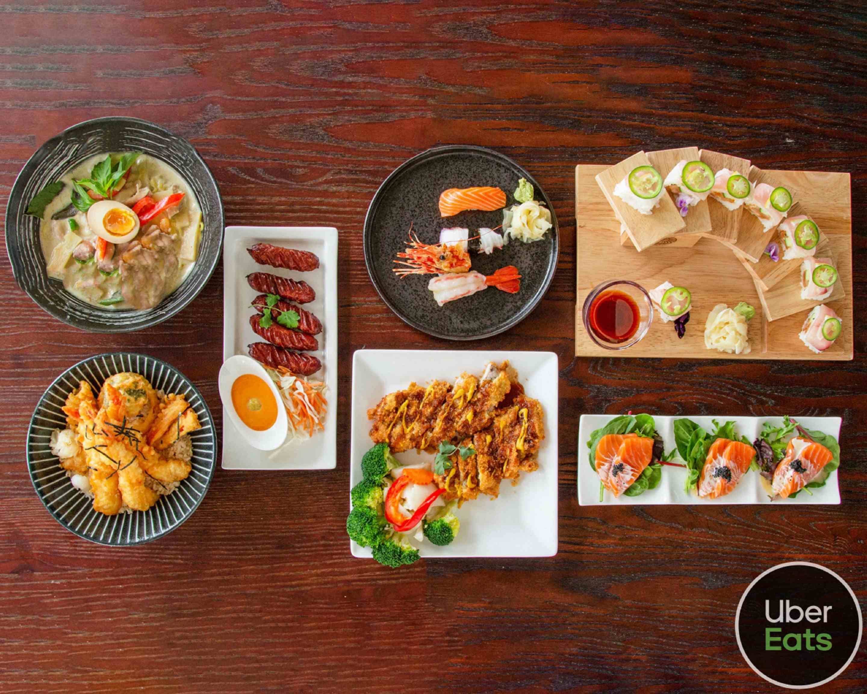 Akeno Sushi Bar and Thai Menu Alexandria • Order Akeno Sushi Bar and