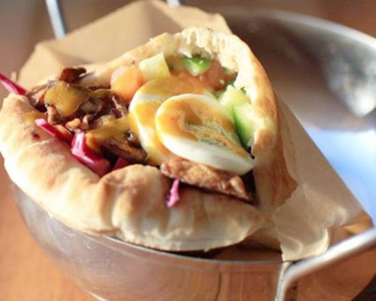 Order Sabich food online from Soom Soom Fresh Mediterranean store, Los Angeles on bringmethat.com
