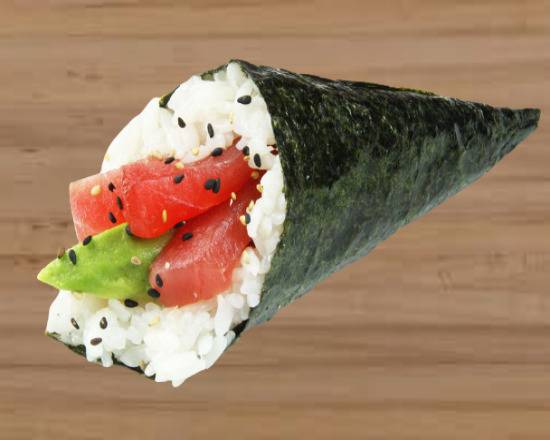 Temaki thon cru avocat