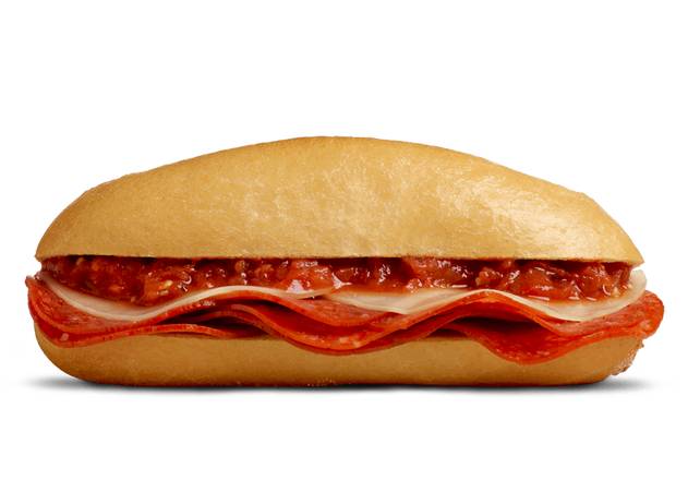 Order Hot Hoagies - Pepperoni Pizza *sauce contains pork & beef* food online from Wawa store, Downingtown on bringmethat.com