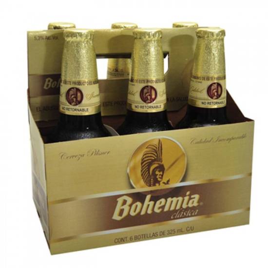 Order BOHEMIA 6PK-12OZ BTLS food online from Rocky Liquor store, Claremont on bringmethat.com