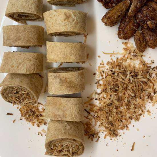 Order Almond Butter "Sushi Cuts" ( 10  Net Carbs)  VG food online from Ketoeat store, Dallas on bringmethat.com