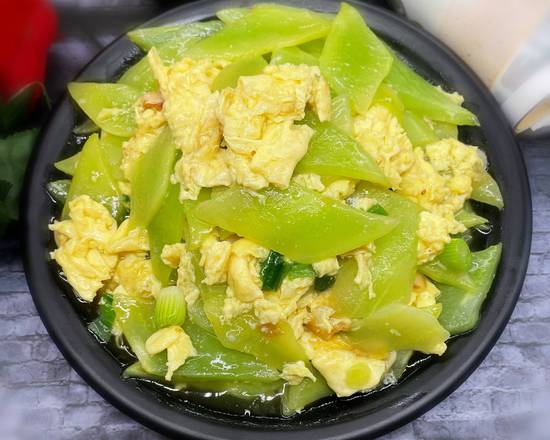 Order 青笋炒鸡蛋 Lettuce stir fry eggs food online from Fashion Wok store, Sunnyvale on bringmethat.com