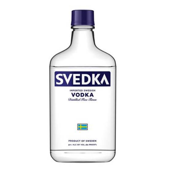 Order Svedka 375ml 40% ABV  food online from Princess Liquors store, Port Saint Lucie on bringmethat.com