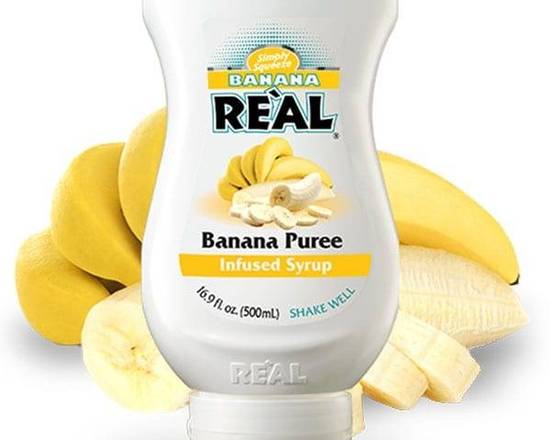 Order REAL Banana Puree Syrup 500ml  food online from Princess Liquors store, Port Saint Lucie on bringmethat.com
