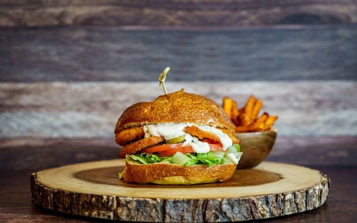 Order Chicken Burger food online from Holy Schnitzel store, Aventura on bringmethat.com