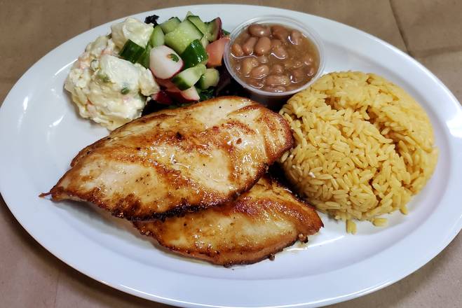 Order Pollo a la Plancha food online from La Posada Restaurant & Buffet store, Somerville on bringmethat.com