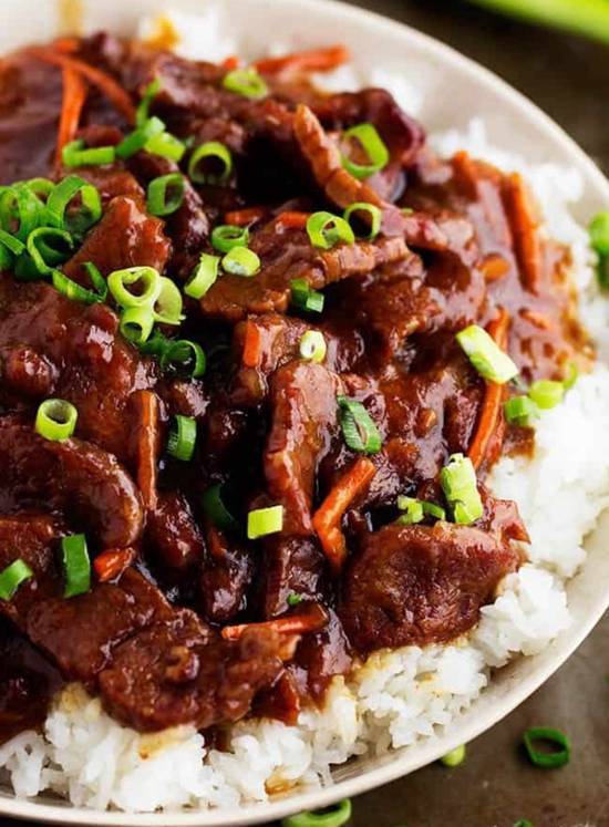 Order B1. Mongolian Beef 蒙古牛 food online from Chopsticks Cuisine store, Seattle on bringmethat.com