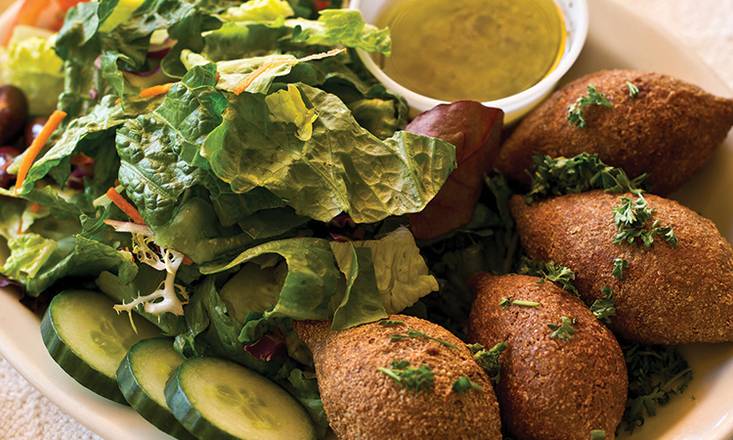 Order Kibbie Plate food online from Aladdin's Eatery store, Pittsburgh on bringmethat.com