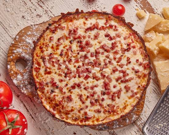 Order Pizza de Jamón food online from Pa` Comer Cuban Pizza store, Hialeah on bringmethat.com