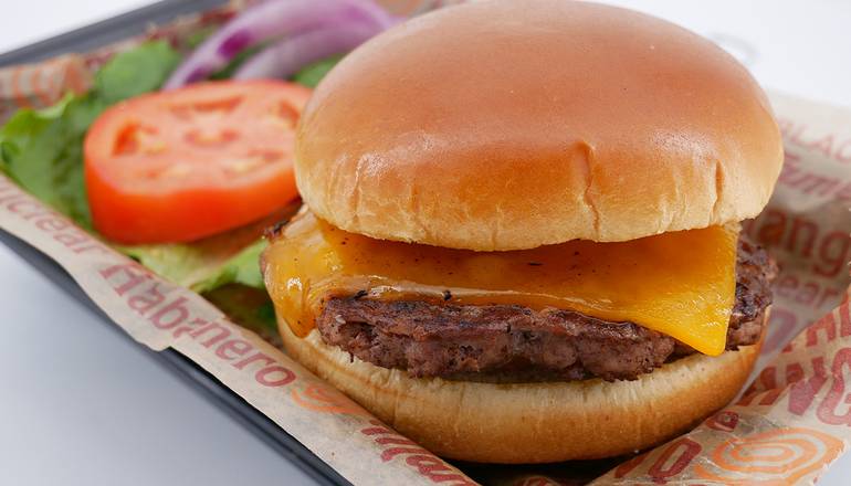Order 1/4 lb Angus Burger food online from Wing Zone store, Lexington on bringmethat.com
