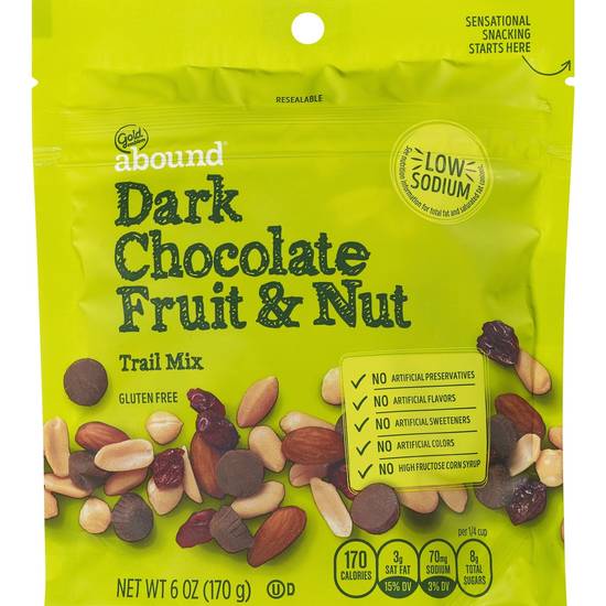 Order Gold Emblem Abound Dark Chocolate, Fruit & Nut Trail Mix food online from Cvs store, WAKEFIELD on bringmethat.com