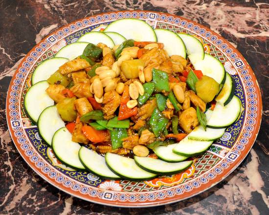 Order Kung Pao Chicken food online from Hong-Kong Chinese Restaurant store, Port Saint Lucie on bringmethat.com