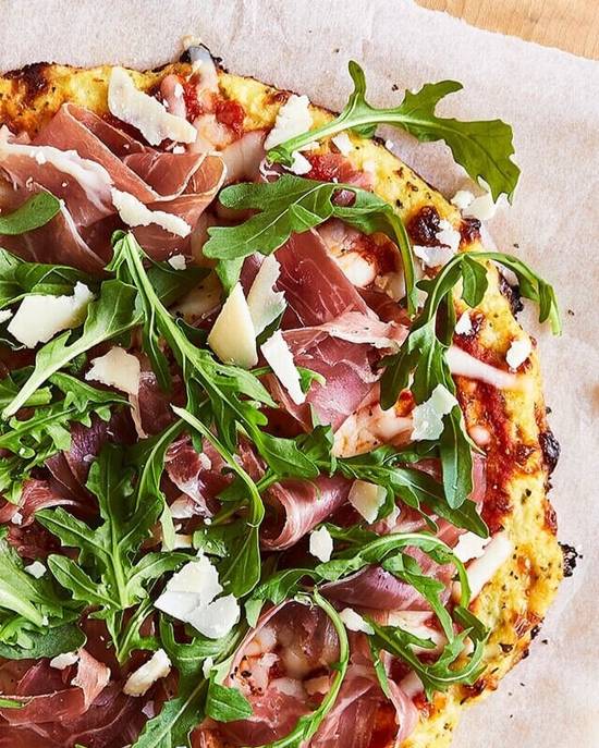 Order Prosciutto & Arugula - Cauliflower 10" food online from Amore Pizzeria store, Clearwater on bringmethat.com