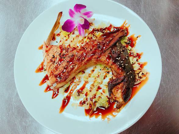 Order Hamachi Kama food online from Shogun Japanese Restaurant store, Palm Harbor on bringmethat.com