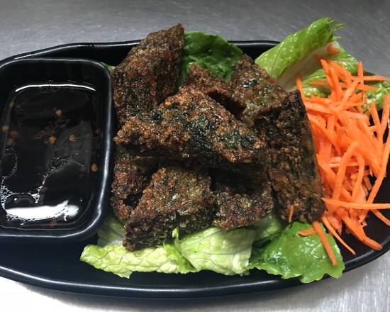 Order Scallion Pancake ⭐️ food online from Red basil thai kitchen store, Long Island City on bringmethat.com