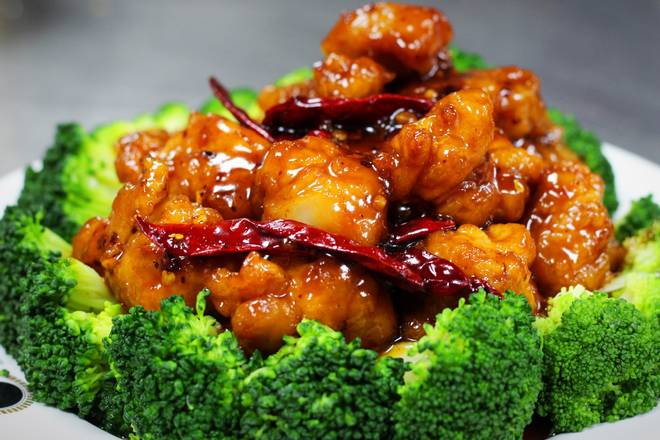 Order C3. General Tso Chicken (Spicy) food online from Captain King's Seafood City store, Memphis on bringmethat.com