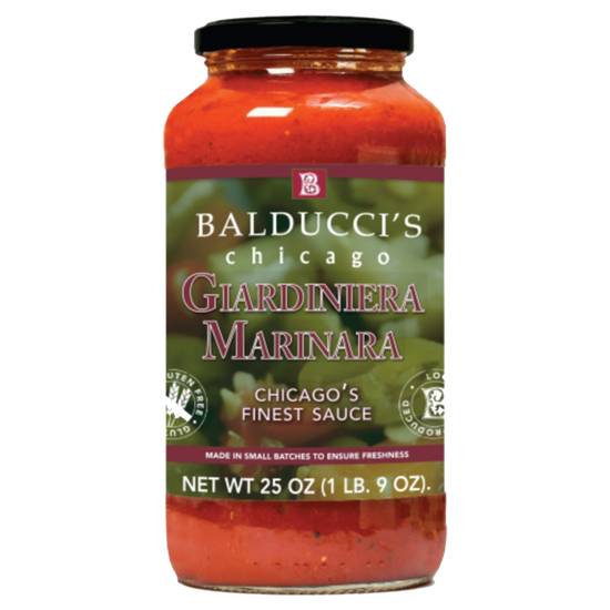 Order Balducci's Giardiniera Marinara Pasta Sauce 25oz food online from Everyday Needs by Gopuff store, Melrose Park on bringmethat.com