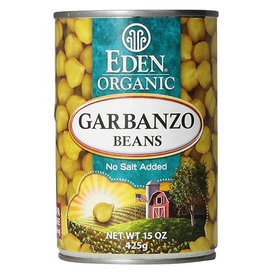 Order Eden Foods Organic No Salt Added Garbanzo Beans 15oz food online from Everyday Needs by Gopuff store, Tampa on bringmethat.com