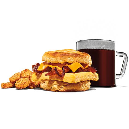 Order Bacon, Egg & Cheese Biscuit Meal food online from Burger King store, Eden on bringmethat.com