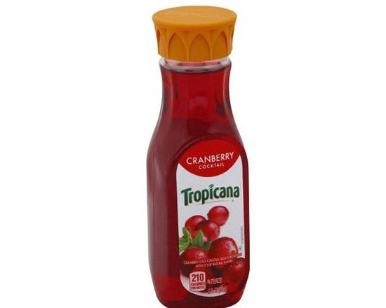 Order Tropicana Cranberry  12 oz bottle  food online from Glenrose Liquor & Mini Mart store, Glendale on bringmethat.com