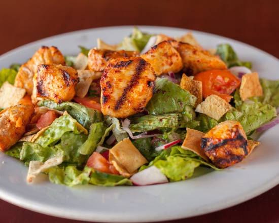 Order Leon's Chicken Kabob Salad food online from Gaby's Mediterranean store, Culver City on bringmethat.com