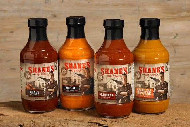 Order BOTTLE OF BBQ SAUCE food online from Shane's Rib Shack store, Marrero on bringmethat.com