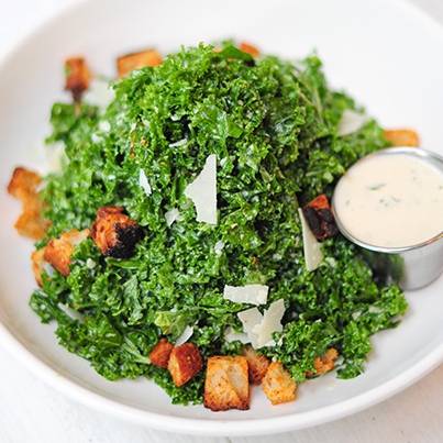 Order KALE CAESAR SALAD food online from Pura Vida store, Miami on bringmethat.com