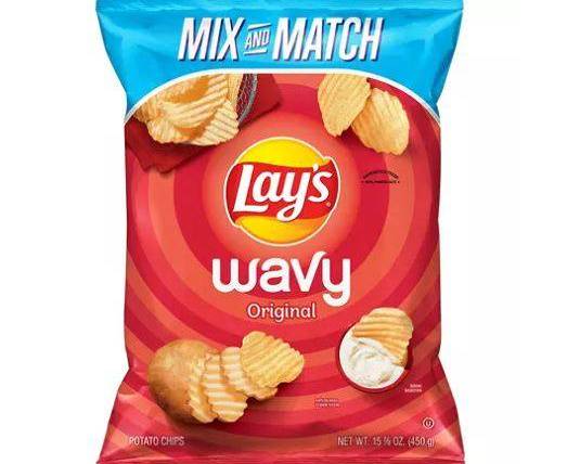 Order Lays Wavy (16 oz) food online from Shell store, Tampa on bringmethat.com