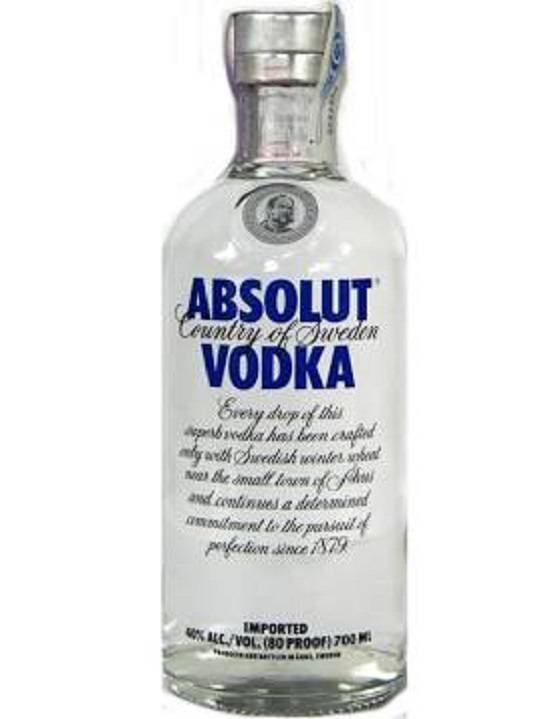 Absolut vodka 70cl