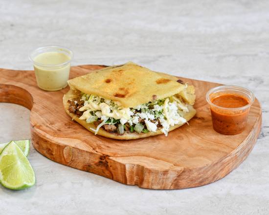 Order Steak Gorditas food online from San Luis Taqueria store, Nashville-Davidson on bringmethat.com