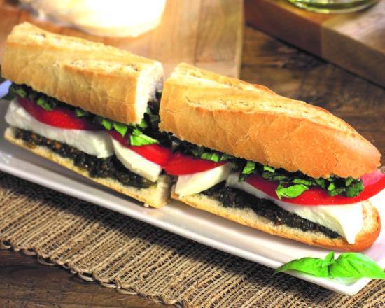 Order #1 Italian Caprese Sandwich food online from The Cheese Course store, Pinecrest on bringmethat.com