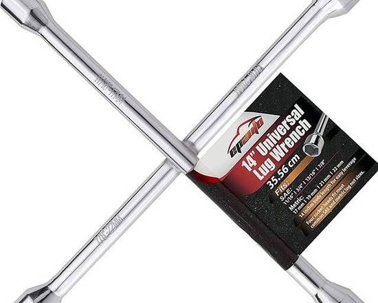 Order EPAuto 14" Heavy Duty Universal Lug Wrench, 4-Way Cross Wrench food online from Turbo Merce store, Alpharetta on bringmethat.com