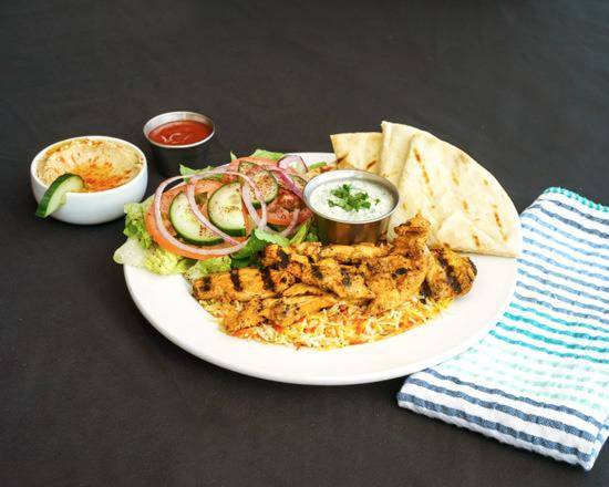 Order Chicken Platter food online from Falafel Corner store, Sacramento on bringmethat.com