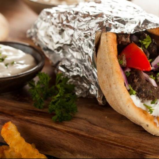 Order Gyro Supreme food online from Hd Onion Burger store, Oklahoma City on bringmethat.com