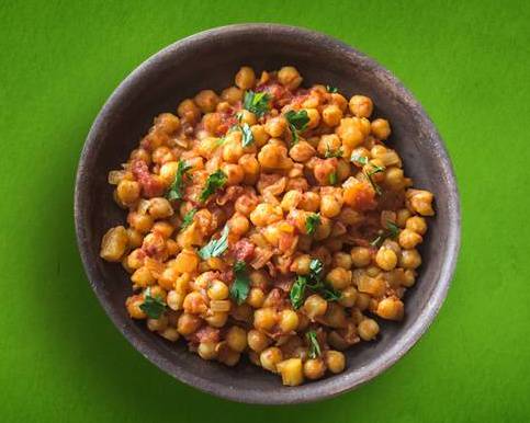 Order Spiced Chickpea Fiesta (Vegan) food online from Tick-Tock Tikka House store, Arlington on bringmethat.com