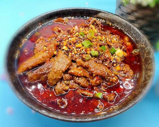 Order 水煮黑山羊️️️樂 Boiled lamb w/numbing spicy sauce food online from Fashion Wok store, Sunnyvale on bringmethat.com