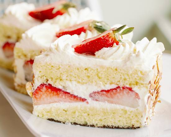 Order Strawberry Cake (Individual) food online from Belle Pastry store, Bellevue on bringmethat.com