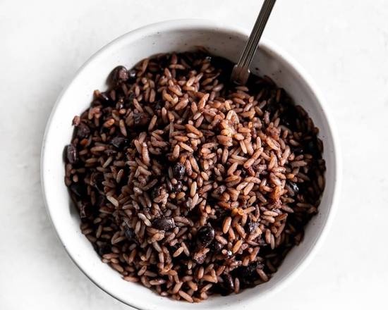 Order Rice with Black Beans (Arroz Moro) - 24 oz food online from Maikel Kitchen store, Fort Myers on bringmethat.com