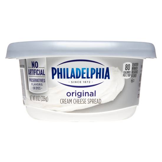 Order Philadelphia Original Cream Cheese Tub 8oz food online from Everyday Needs by Gopuff store, St. Petersburg on bringmethat.com
