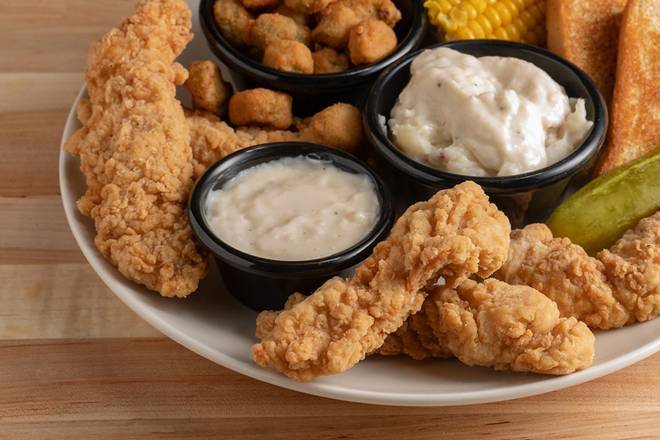 Order Crispy Chicken Tenders food online from Rib Crib BBQ & Grill store, Joplin on bringmethat.com
