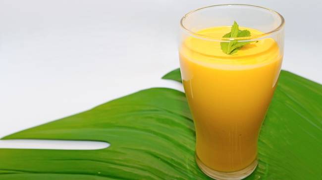 Order Mango Lassi food online from Ritha Indian Restaurant store, Foster City on bringmethat.com