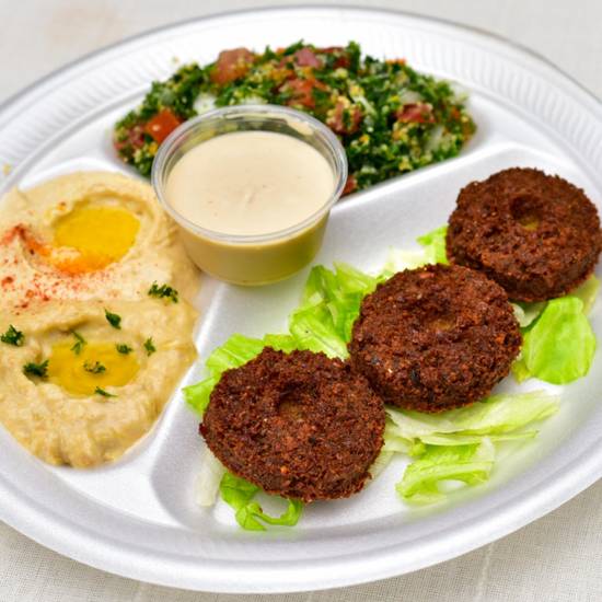 Order Falafel Platter food online from Al Basha Middle Eastern Grocery & Deli store, Miami on bringmethat.com